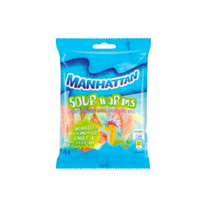 Manhattan Sour Worms 125g